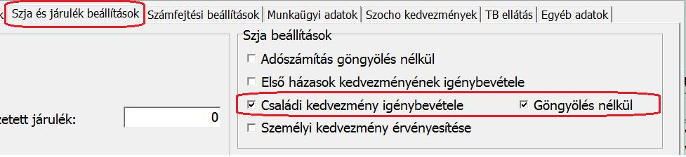 A családi kedvezmény adóalap kedvezmény, a családi járulékkedvezmény járulék kedvezmény. A kedvezmények érvényesítéséhez az alábbi beállításokra van szükség Novitax bérszámfejtő programban.