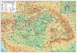 magyar GC25 Földgömb 25 cm duo kivilágítva politikai, lekapcsolva