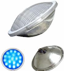 8. Fejezet - Medencevilágítás és tartozékok 18 pcs * 3W LED, High Power, AISI 316 + PC, d177mm x 106mm, IP68, blue: 464-467nm, 12V AC/DC, 50~60Hz, 25±1.