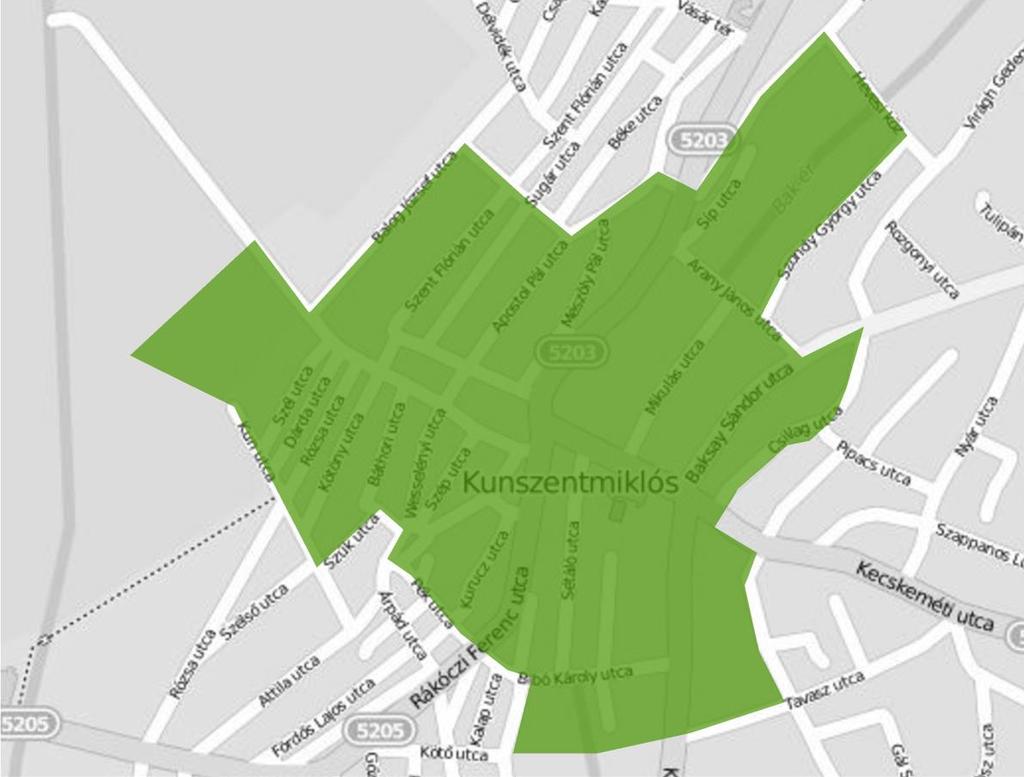 STRATÉGIA 56 1. Városközpont akcióterület A Városközpont akcióterület közszolgáltatási, intézményi jellegű akcióterület.