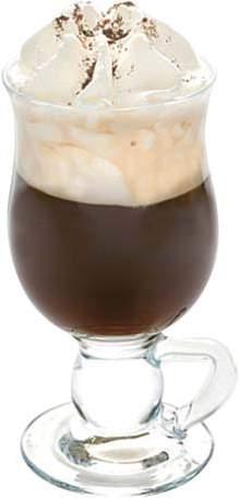 - espresso, amaretto likőr, barna cukor, tejszínhab espresso, amaretto liqueur, brown sugat, whipped