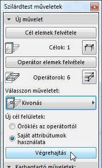 az épületkontúron belüli hálópontok magasságát is a belső poligonként megadott járda kontúr pontjainak - 0,18 m-es magasságára mozgathatjuk, ezzel a terepben -0,18 m-es szinten sík platót létrehozva.