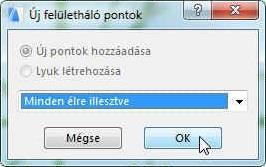 Válasszuk ismét ki az Eszköztár Felületháló eszközét, és jelöljük ki a terepet.