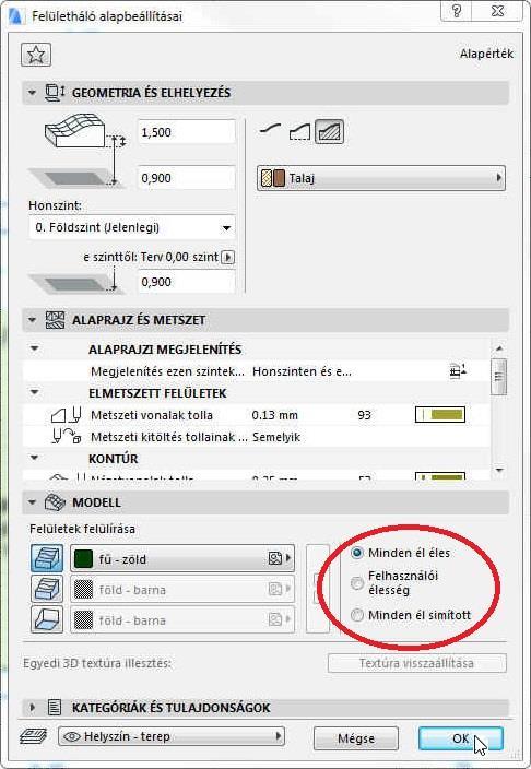 Ha az eredményt megnézzük 3D-ben, és megforgatjuk, azt tapasztaljuk, hogy a felületháló elemünk nem testmodellként jelenik meg, hanem felületmodellként (és a szilárdtest művelettel kivont alapozás