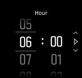 A General (Általános)» Time/date (Idő/dátum) beállítás alatt koppintson a Dual time (Kettős idő) lehetőségre az időzóna beállításához a földrajzi hely kiválasztásával. 3.35.1.