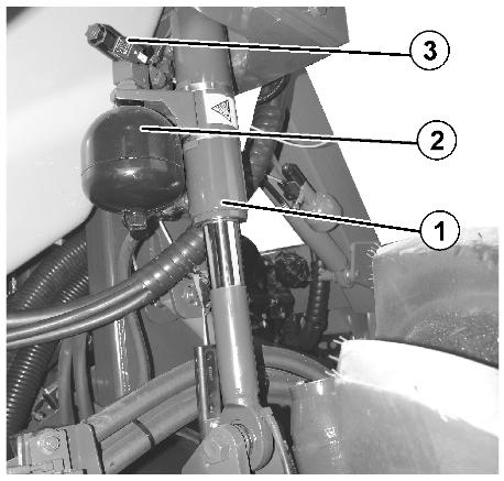 A hordozójármű felépítése és működése 5.10 Hidro-pneumatikus rugózás A hidropneumatikus rugózás része egy automatikus, a jármű terhelésétől független szintszabályozás. 25. ábra/.