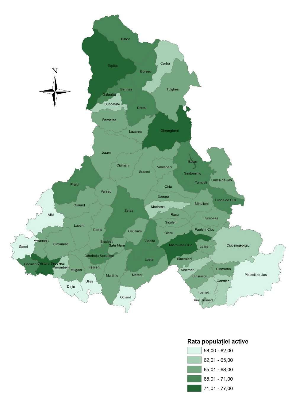 ANEXA 2 la Strategia generală de dezvoltare a județului Harghita. Datele semnificative (inclusiv hărți, tabele, figuri) ce completează analiza situației existente 2.1.