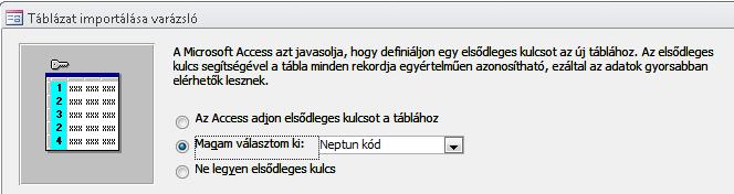 Egy rekordhoz több fájl is csatolható. Ez az adattípus az Access korábbi verzióiban nem használható A következő ablakban megadhatóak az importálás beállításai is.