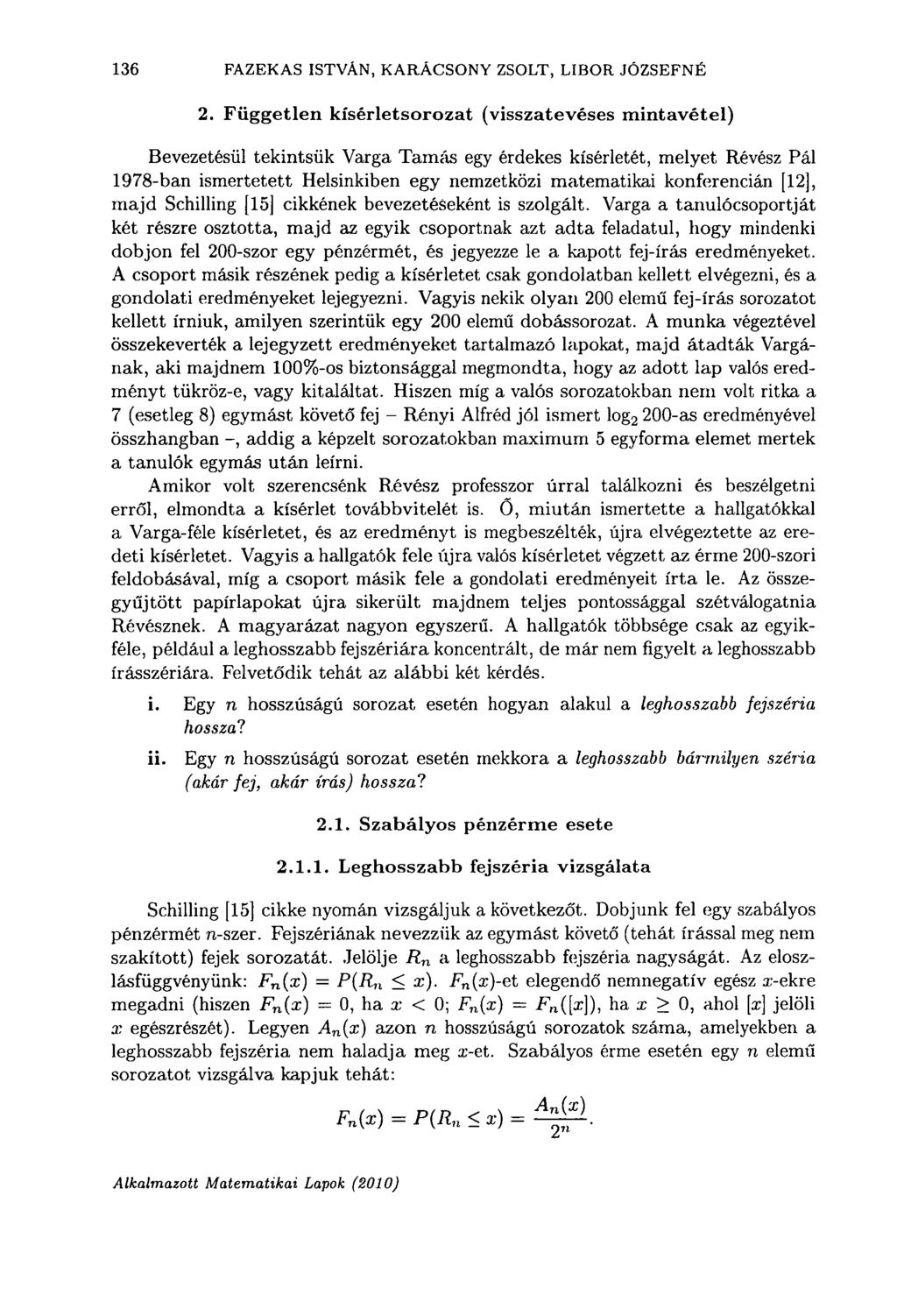 136 FAZEKAS ISTVÁN, KARÁCSONY ZSOLT, LIBOR JÓZSEFNÉ 2.