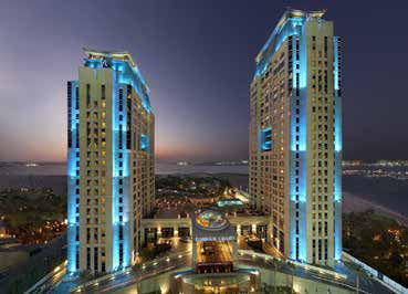 HABTOOR GRAND BEACH RESORT AND SPA Szálloda: az ötcsillagos szálloda a Jumeirah beach tengerparti szakaszon, a kikötő közelében helyezkedik el. a repülőtér kb.