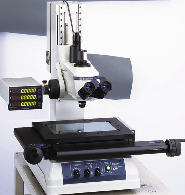 A megfigyelés egy tiszta képen és széles látómezőn keresztül történik MF Mérőmikroszkóp A mérés pontossága az egyik legjobb a kategóriájában A sokoldalú mérőmikroszkóp!