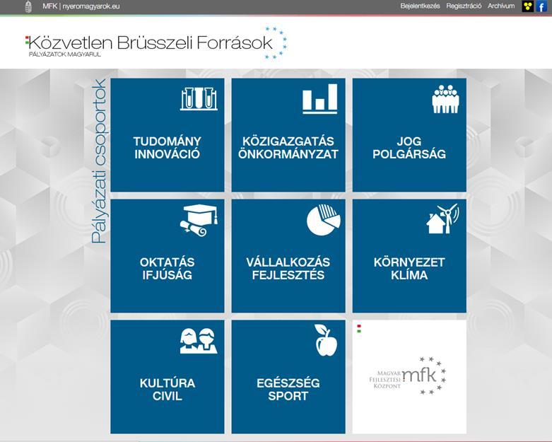 Az MFK tevékenysége 1. Információs rendszer (www.