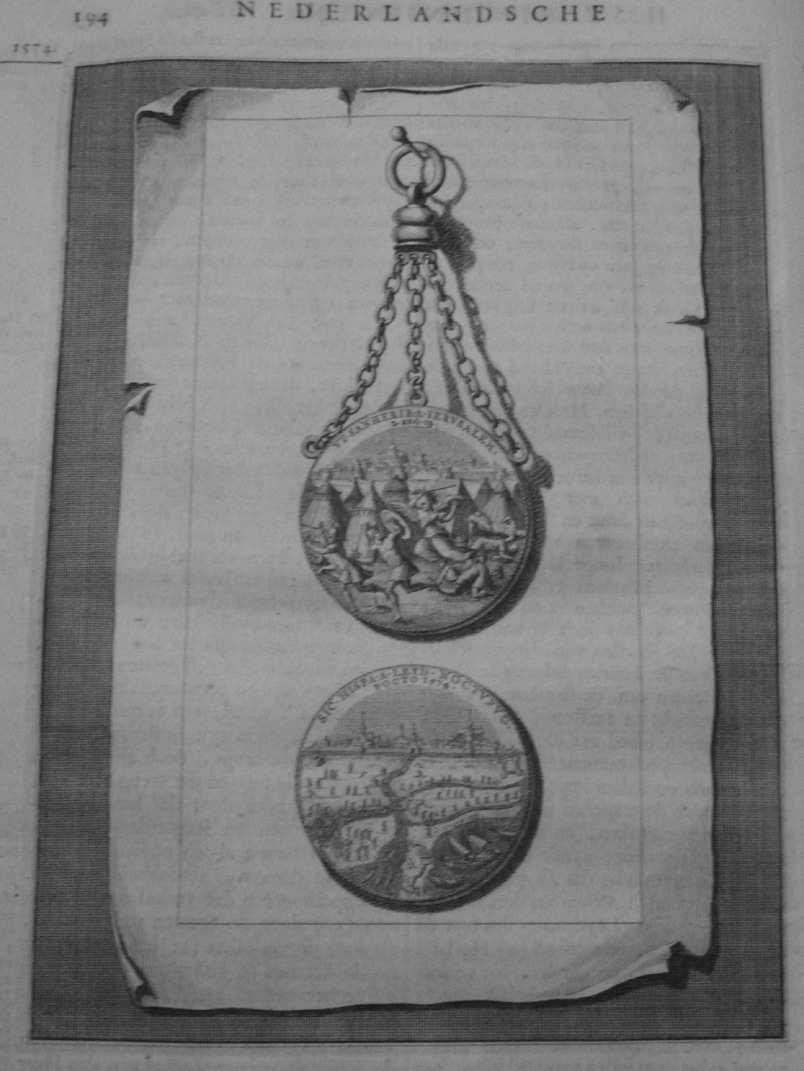 6. Érem a Leiden ostromának ábrázolásával (1574 után) / Medal with an