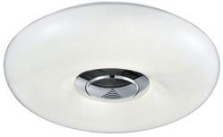 (1977874) PRIMA MENNYEZETI LÁMPA Króm/műanyag, IP44 védelem, Ø 30 cm, 1 x 15W SMD-LED, 1100 lm, 3000 K. (EO: A+)**. (048468) 3 COSIMO MENNYEZETI LÁMPA Fém/üveg/kristály, 30 x 30 cm, 5 x G9 33W.