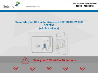 Take out the OBU within 1 minute. 1 perc után vegye ki az OBU-t.