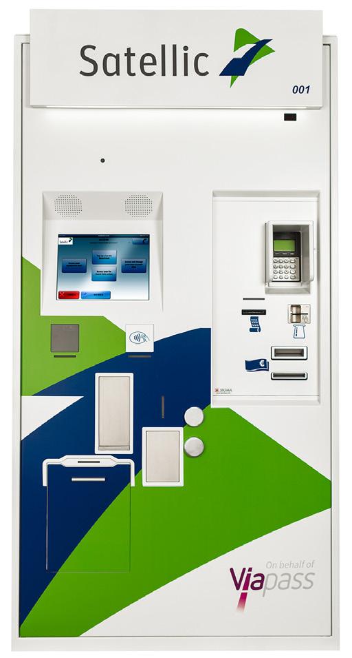 5 1. Toll Terminal ID number 2. Touch screen 3. RFID reader to scan OBU 4. OBU dispenser for new OBU 5. OBU return box for old OBU 6. Document scanner 7. Payment terminal 8. Ticket printer 9.