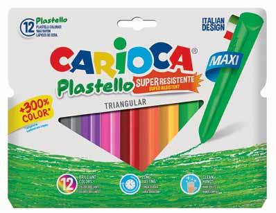 Zsírkréták Zsírkréta Plastic JUMBO, háromszögletű, 12db-os 224-0206 Zsírkréta Plastic,