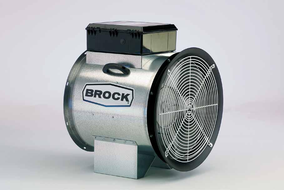EGYSÉGES VEZÉRLŐEGYSÉG, EGYEDI VEZÉRLÉS A Brock GUARDIAN sorozatú ventilátorok egységes, állítható túlterhelés elleni