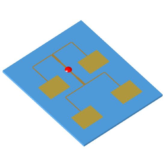 1.11. ábra. MPA-rendszer impedanciaillesztése Ezen tápvonalak hullámimpedanciái már megfelel en illeszkednek az elemi patch antennáinkhoz.