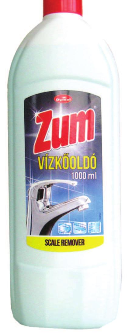 ZUM VÍZKŐOLDÓ 500 ml,, 5000 ml Csaptelepek, rozsdamentes acélból készült eszközök, üveg felületek, csempe,