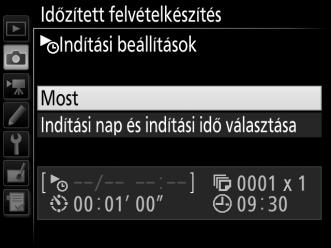 Az indítási lehetőség kiválasztásához: Jelölje ki az Indítási beállítások lehetőséget, és nyomja meg a 2 gombot.