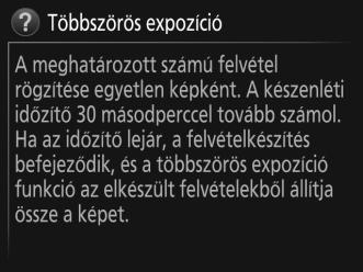 A fényképezőgép menüinek használata Menüvezérlők A választógombbal és az J gombbal lehet mozogni a fényképezőgép menüi között.