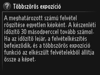 BEÁLLÍTÁSOK (alapérték: SAJÁT MENÜ; 0 313) X A csúszka a pozíciót jelzi az aktuális menüben. Az aktuális beállításokat ikonok jelzik. Menüopciók Az aktuális menü elemei.