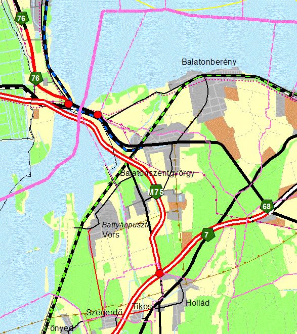 Balaton Kiemelt Üdülőkörzet Területrendezési Terve Balatonszentgyörgy térségére a vonatkozó kiemelt térségi területrendezési terv a 2000. évi CXII.