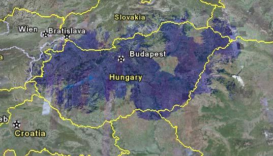 A hét UHF sávi multiplex hálózatban a csatornakiosztást befolyásoló tényezők: Induláskor rendelkezésre álló