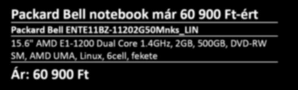 6" HD+, DVD író, 4in1, ujjlenyomatolvasó, WiFi, BT4.0, Win7/8(preload) Ár: 399 900 Ft Bontott LENOVO termékek óriási kedvezményekkel! Új lista! Töltse le MOST! xls letöltése Notebook mellé táska!