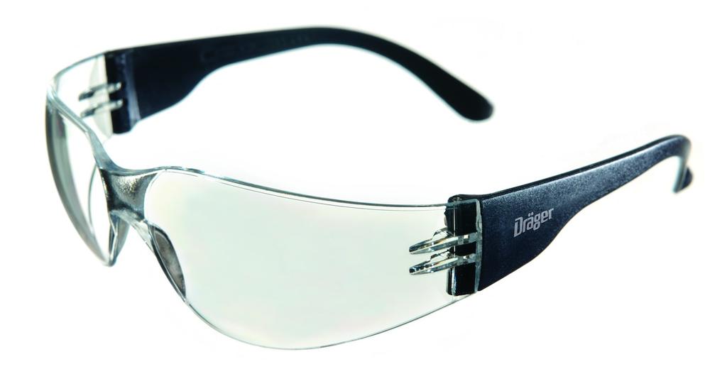 Dräger X-pect 8310 Védőszemüveg Finom kialakítás az optimális illeszkedéshez és