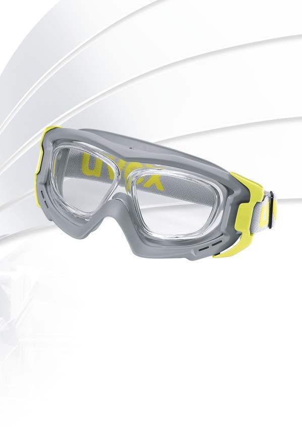 uvex RX goggle Az uvex i-performance termékek támogatják az emberi test természetes mozgását, csökkentik az arra eső nyomást és a