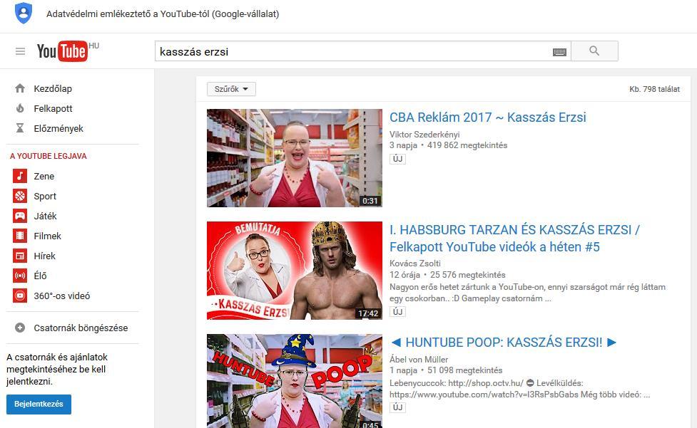 3 napon belül az eredeti videó több