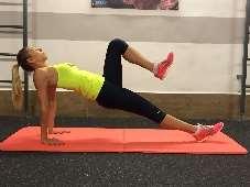 Supine plank