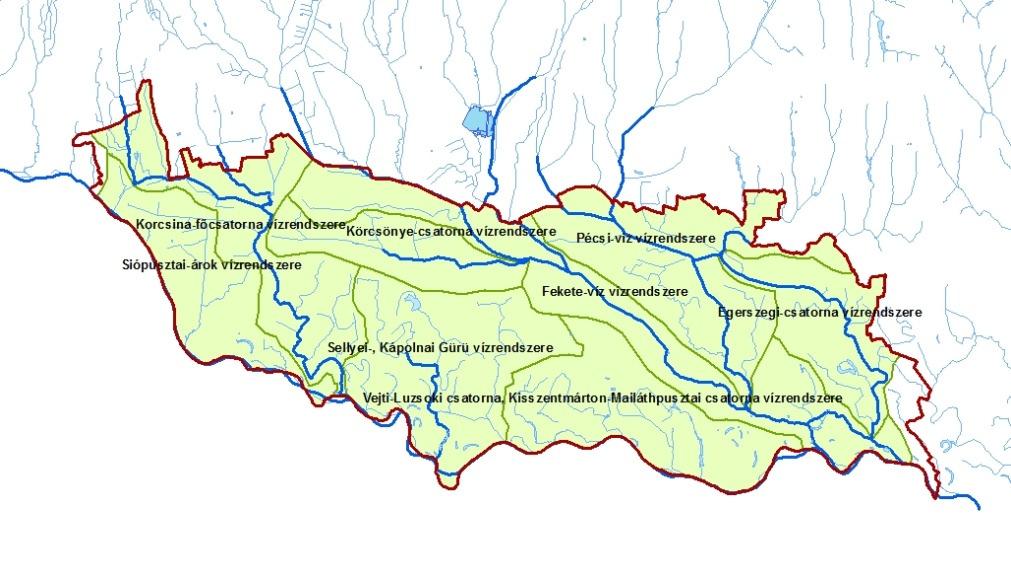 A két vízfolyáson a Dél-dunántúli Vízügyi Igazgatóság felszíni mérőállomásokat üzemeltet Kétújfalunál (Egyesült-Gyöngyös) és Kémesnél (Fekete-víz). Az állomások főbb adatait a 22.