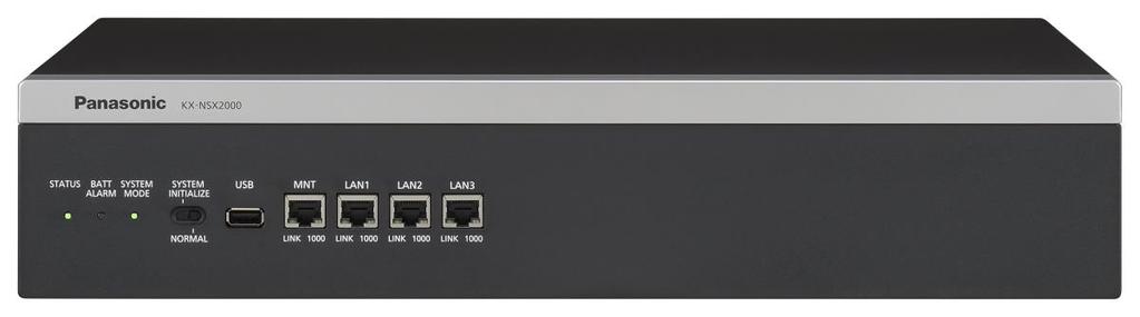 3.1.1 KX-NSX1000/2000 Új nagyvállalati PBX a Panasonictól A rendszer áttekintése Főbb számok NSX1000 NSX2000 Hardware/OS Proprietary