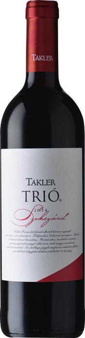 Red fruit and lots of delicious oak, medium body and a long finish. Drei Takler, vier Rebsorten. Ein Grundverschnitt aus Blaufränkisch, Merlot und zwei Cabernet, vom Weinberg in Decs.