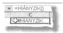 O "védett": 0-t ad eredményül, ha a cella nem zárolt, 1-et, ha zárolt. O "sor": A hivatkozásban szereplı cella sorának száma az eredmény.