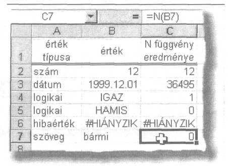 hibaértéket adja eredményül. A 322. ábrán az Iseven és az Isodd függvényt együtt szemléltetjük. Isodd(szám) A függvény eredménye IGAZ, ha a szám - számérték - páratlan.