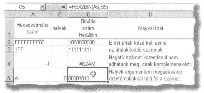 ábra: Erfc függvény GeStep (szám;lépés) A szám és a lépés argumentumok értékét hasonlítja össze a függvény, de nem logikai értéket ad vissza, hanem