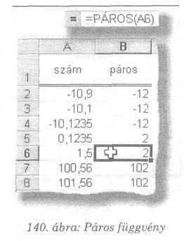 számértékeket, a nullától távolabbi irányban elhelyezkedı