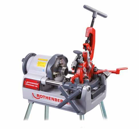 SUPERTRONIC 2SE / 3SE / 4SE automata fejes menetvágó gépek 1/2 2", 1/2 3", 1/2 4"-ig, biztonsági