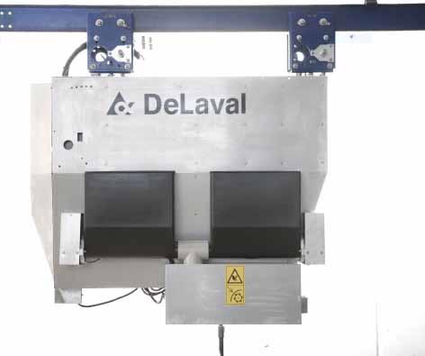 A hosszú élettartam érdekében a kritikus alkatrészek rozsdamentes acélból készülnek. 2. DeLaval FM etetőkocsi A DeLaval FM etetőkocsi a 35-150 tehénből álló állományokhoz megfelelő választás.