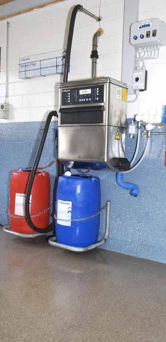Az utóbbi egység fűtőelemekkel és 40, 80 vagy 160 literes tartállyal rendelkezik. 2.