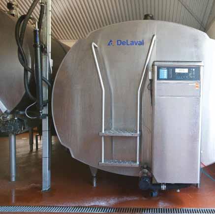 A DeLaval zárt hűtőtartályok a tejtermelők számára modern tisztítási és vezérlési technológiát kínálnak nagy tejmennyiségek tárolásához és hűtéséhez.