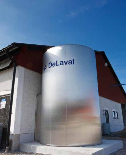 DeLaval DXVV hűtőtartály Álló tárolótartály VMS rendszerekhez A DeLaval DXVV hűtőtartály kifejezetten a VMS gazdálkodók és a VMS rendszerű tejtermelés igényeinek megfelelően van kialakítva.