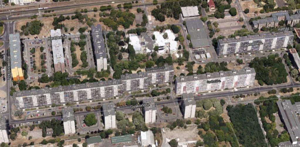 eltérő karakterű lakótelepek - fogatolt (Salgótarjáni út) - iparosított: pontházas, sávházas, leginkább szovjet technológiájú paneles - lakópark: sűrű, magas- vagy