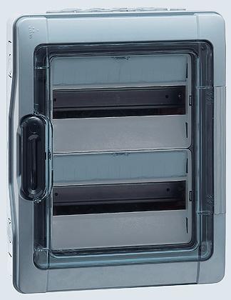 érintésvédelmi osztály z ajtó és a kiselosztó is megfordítható Kivehető váz és előlapok a kétsoros kiselosztóktól 2 pozíciós sín a hagyományos, valamint a mélyebb beépítési mélységű készülékekhez