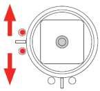 oldal) Gáz kar trim Amennyiben teljesen nulla gáz kar állásnál a modell rotor lapátjai forognak, akkor a gáz kar trim alsó gombját nyomva tudja csökkenteni a forgást.