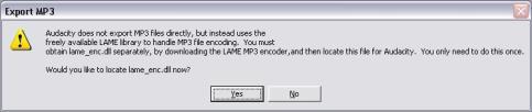 Zenei fájlok exportálása (.MP3) Miután felvette és szerkesztette a zenét, el kell mentenie a fájljait a számítógépre.